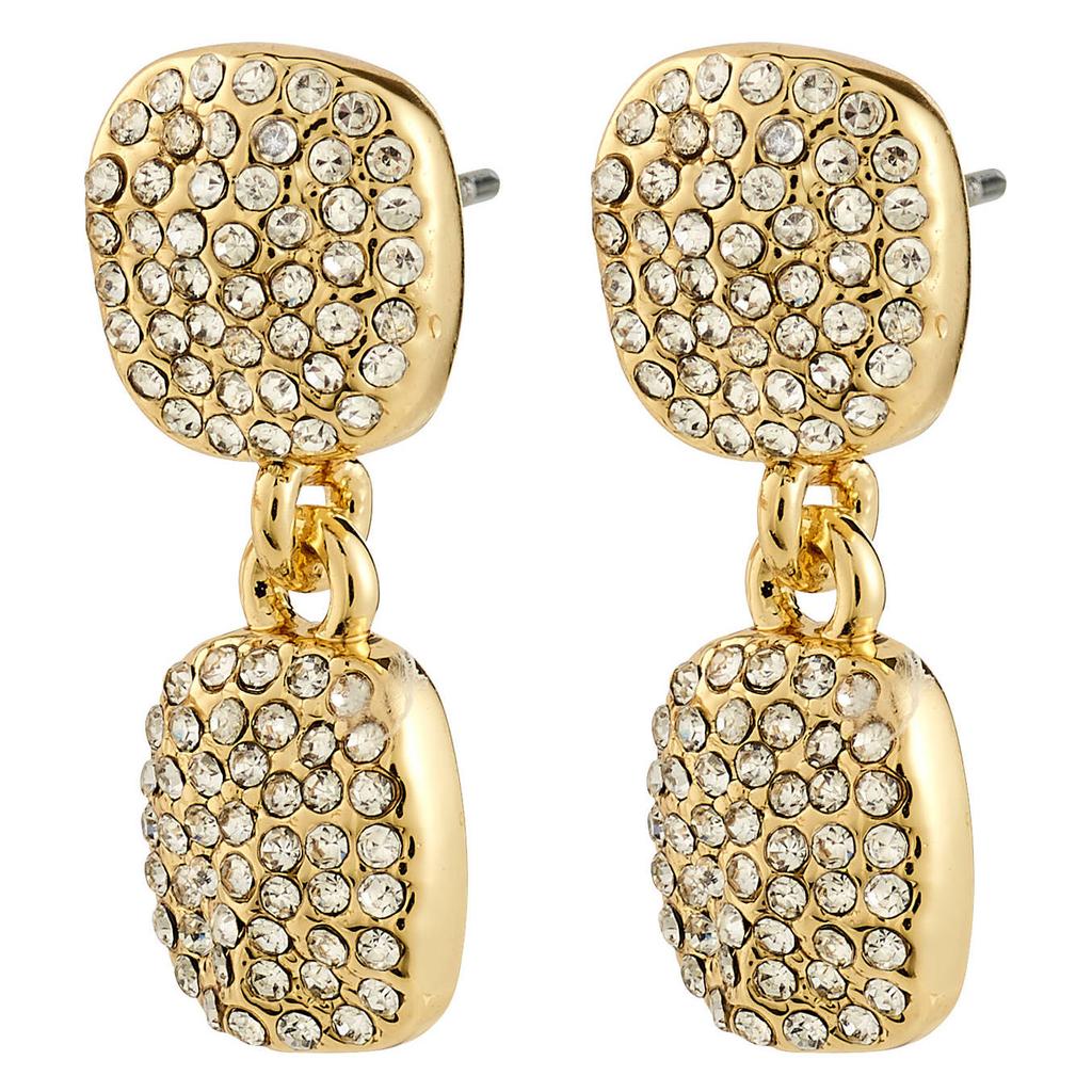 PILGRIM gold plated oorbellen Ember