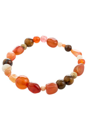 armband Iris oranje