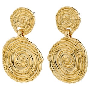 gold plated oorbellen Air