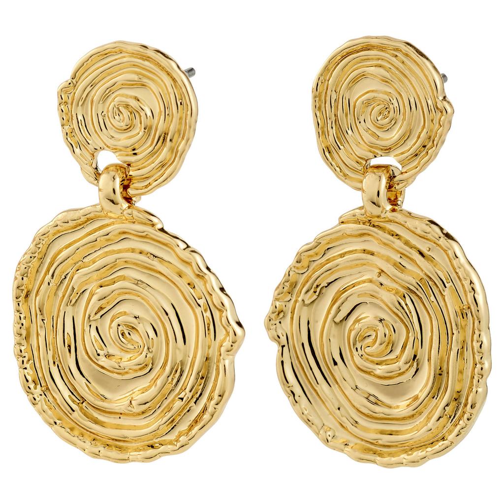 PILGRIM gold plated oorbellen Air