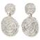 PILGRIM silver plated oorbellen Air