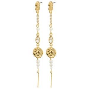 gold plated oorbellen Fire