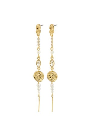 gold plated oorbellen Fire