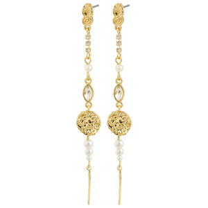 gold plated oorbellen Fire