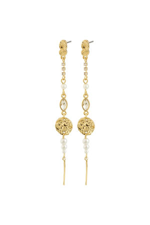 gold plated oorbellen Fire