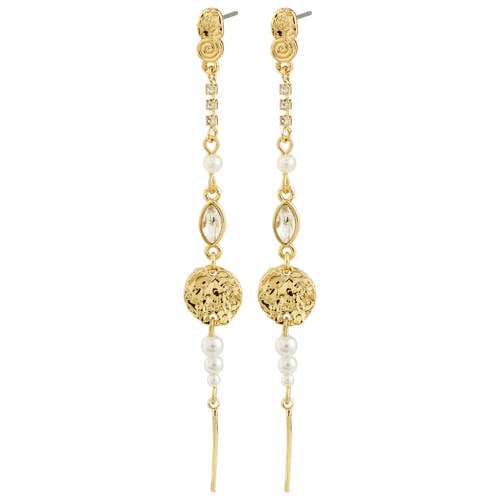 PILGRIM gold plated oorbellen Fire afbeelding