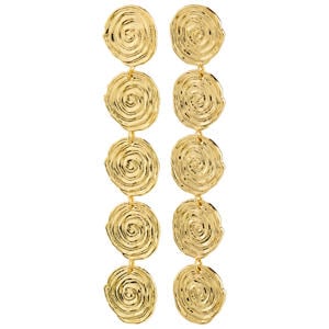 gold plated oorbellen Air