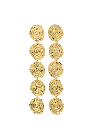 gold plated oorbellen Air