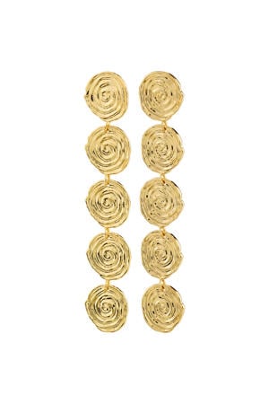 gold plated oorbellen Air