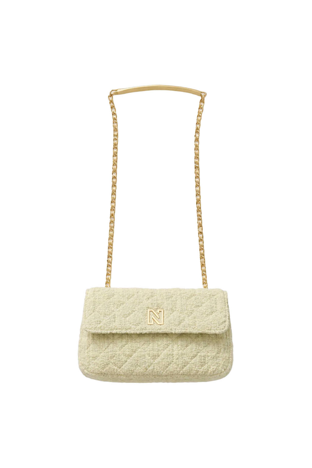 NIKKIE crossbody tas Ann Tweed lichtgeel