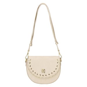 crossbody tas Pelano Lace-up ecru