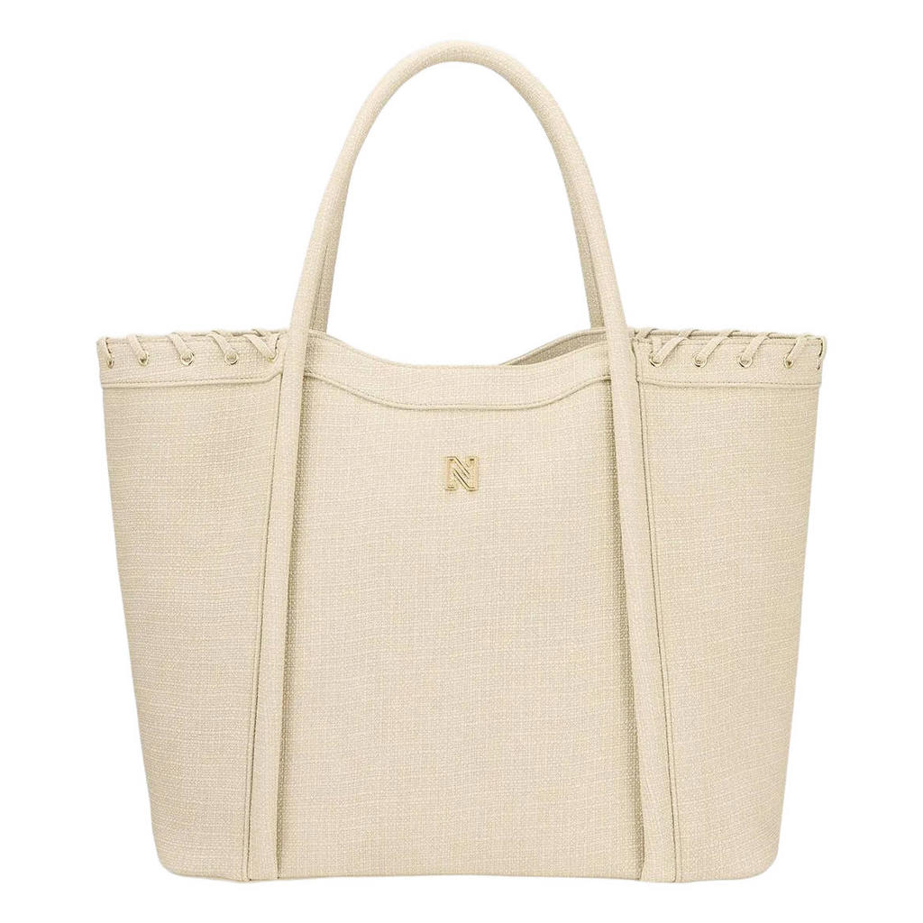 NIKKIE shopper Pasadas Lace-up ecru