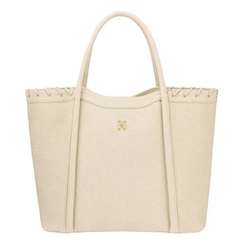 NIKKIE shopper Pasadas Lace-up ecru afbeelding