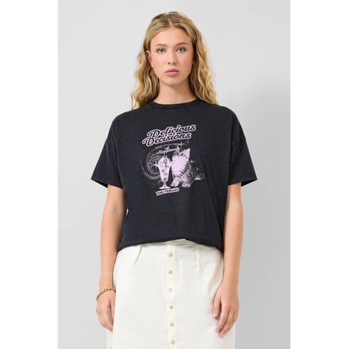 QS T-shirt zwart afbeelding