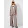 QS regular blazer grijsbruin