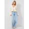 QS wide leg jeans light blue denim