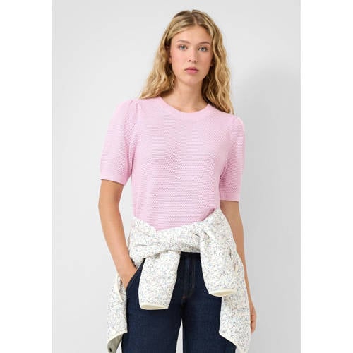 QS top roze gebreid afbeelding