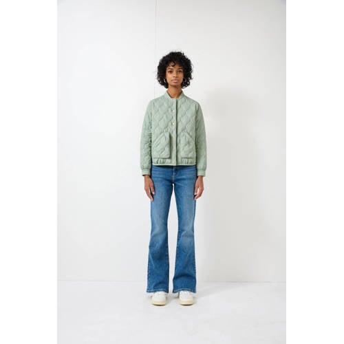 QS bomberjack turquoise afbeelding