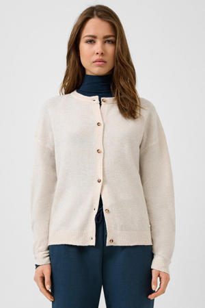 gebreid vest ecru