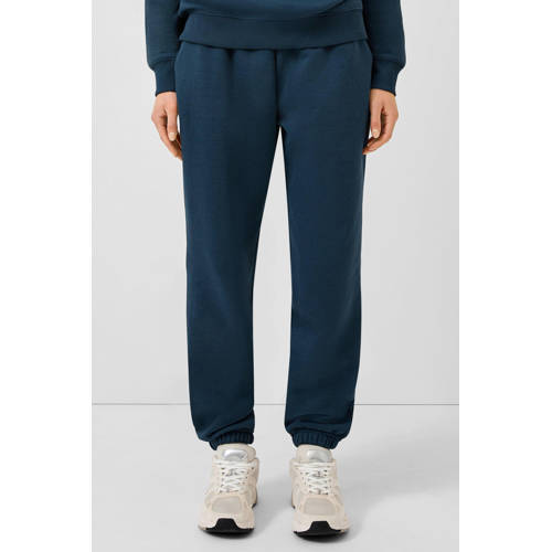 QS regular waist casual broek donkerblauw afbeelding