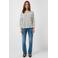 QS gestreepte pullover ecru