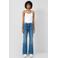 QS flared jeans light blue denim