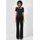 QS flared jeans black denim
