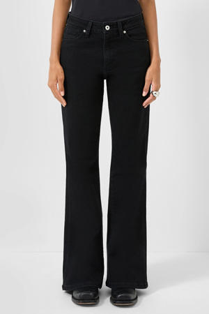flared jeans black denim