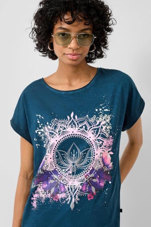 T-shirt donkerblauw
