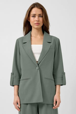 regular blazer donkergroen