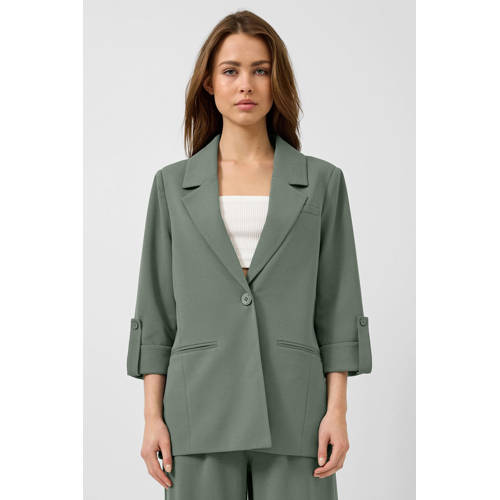 QS regular blazer donkergroen afbeelding