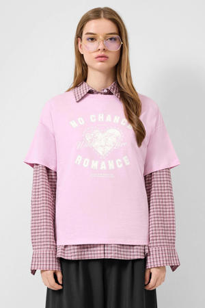 T-shirt lichtroze