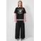 QS T-shirt zwart
