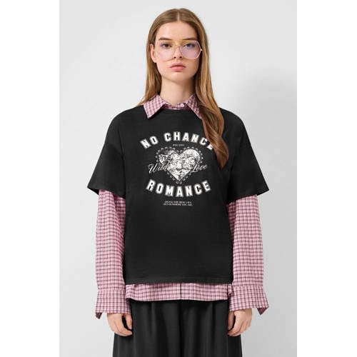 QS T-shirt zwart afbeelding