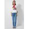 QS flared jeans medium blue denim