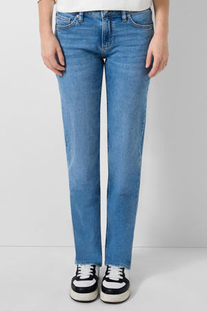 flared jeans medium blue denim