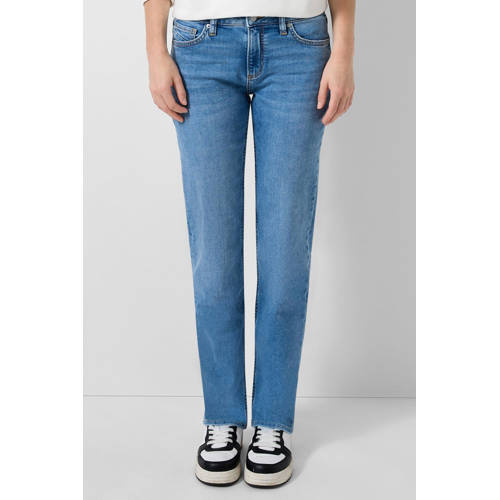 QS flared jeans medium blue denim afbeelding
