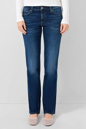 flared jeans dark blue denim