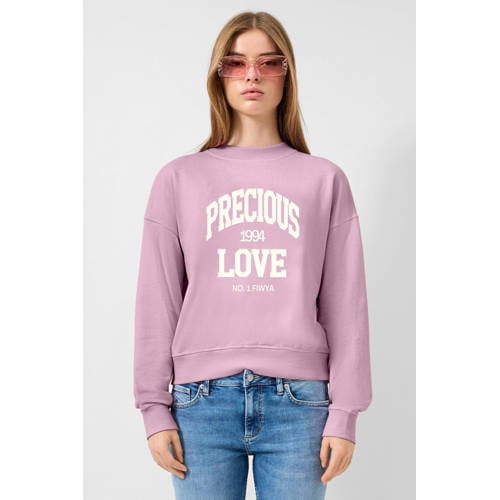 QS sweater lichtroze afbeelding