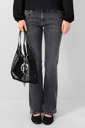 flared jeans grey denim