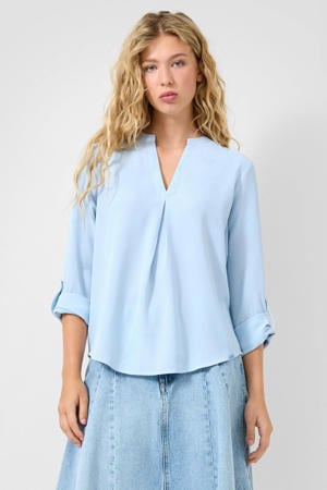 blousetop lichtblauw