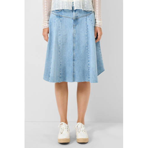 QS spijkerrok light blue denim afbeelding