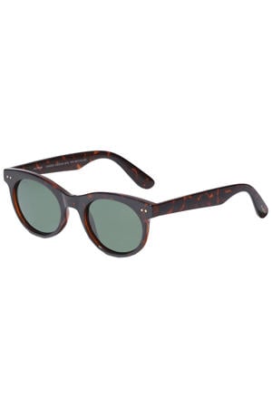 zonnebril Jelena met tortoise print donkerbruin