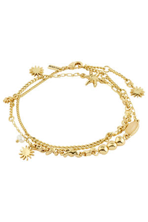 gold plated armband Prism (set van 2)