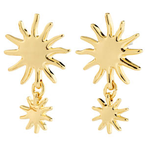 gold plated oorbellen Lyricus