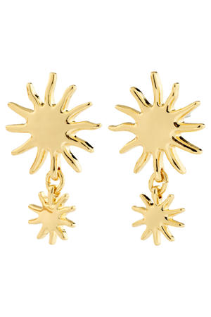 gold plated oorbellen Lyricus