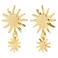 PILGRIM gold plated oorbellen Lyricus