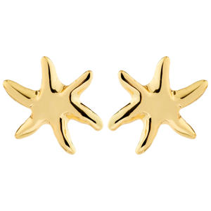 gold pated oorbellen Prism