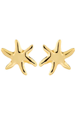 gold pated oorbellen Prism