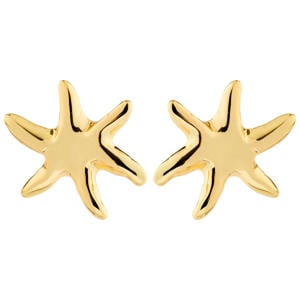 gold pated oorbellen Prism